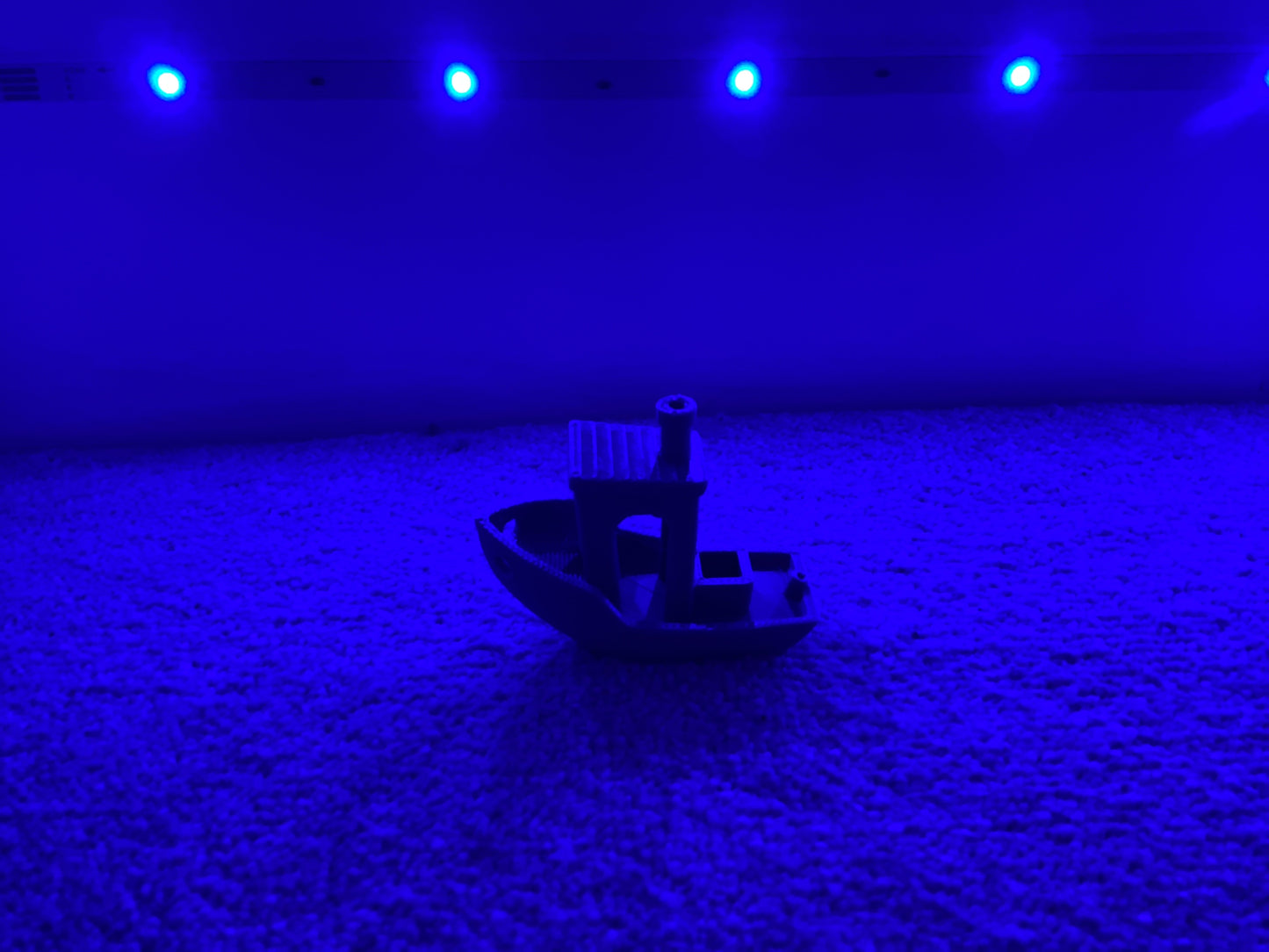 3d printed small fishing boat model