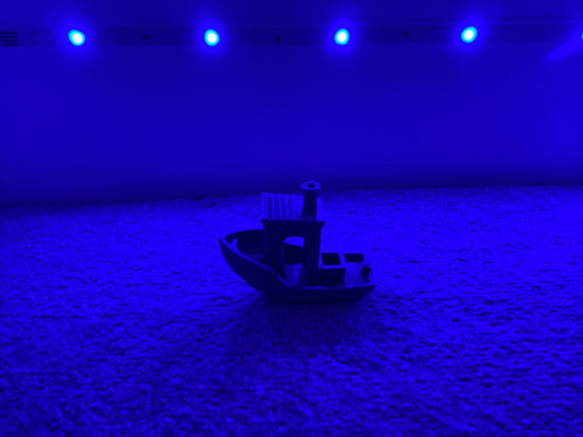 3d printed small fishing boat model